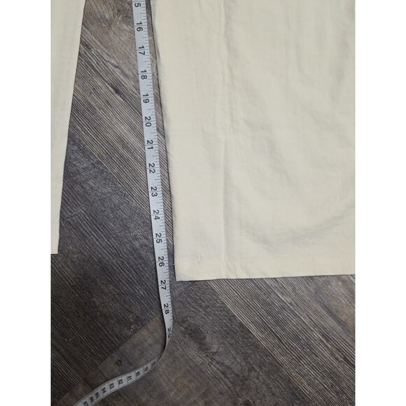 NWT Tugege Womens 2XL Cream Wide Leg Pants Elastic Waist Drawstring Boho Lounge - Picture 8 of 8